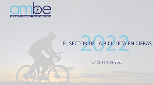 Cartel del Informe anual del sector de la bicicleta - AMBE