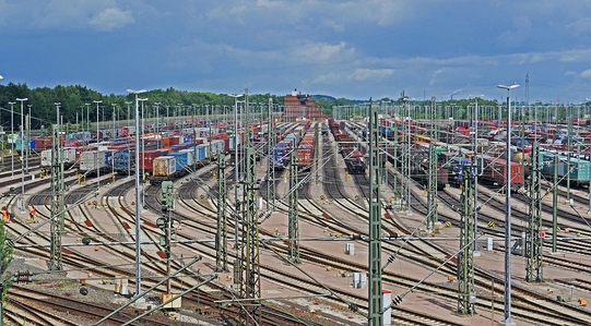Trenes estacionados