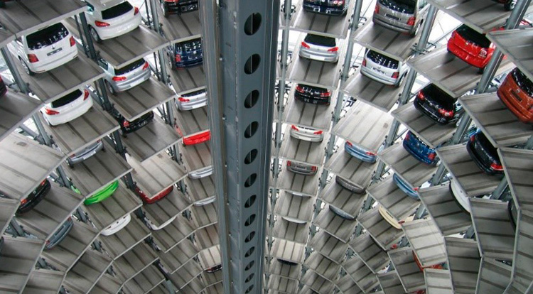 Parking vertical de vehículos